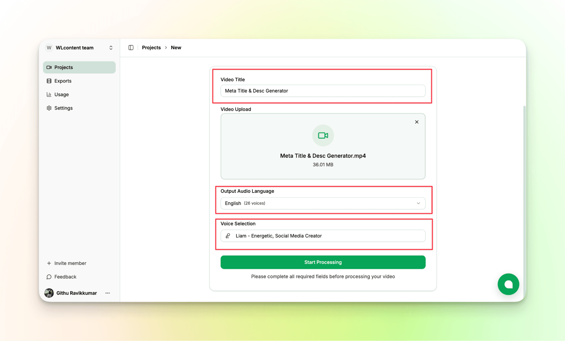Customize your tutorial video