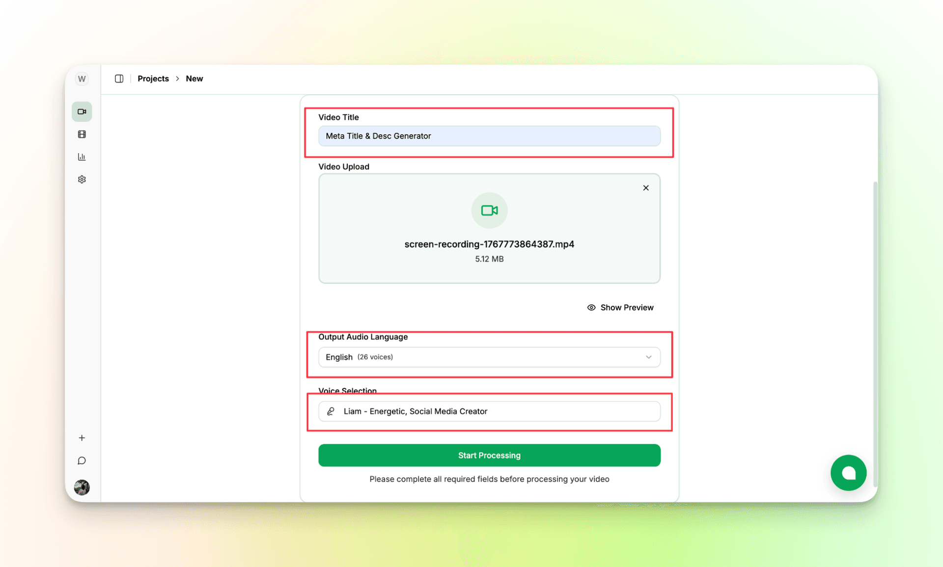 Customize Your Tutorial Video
